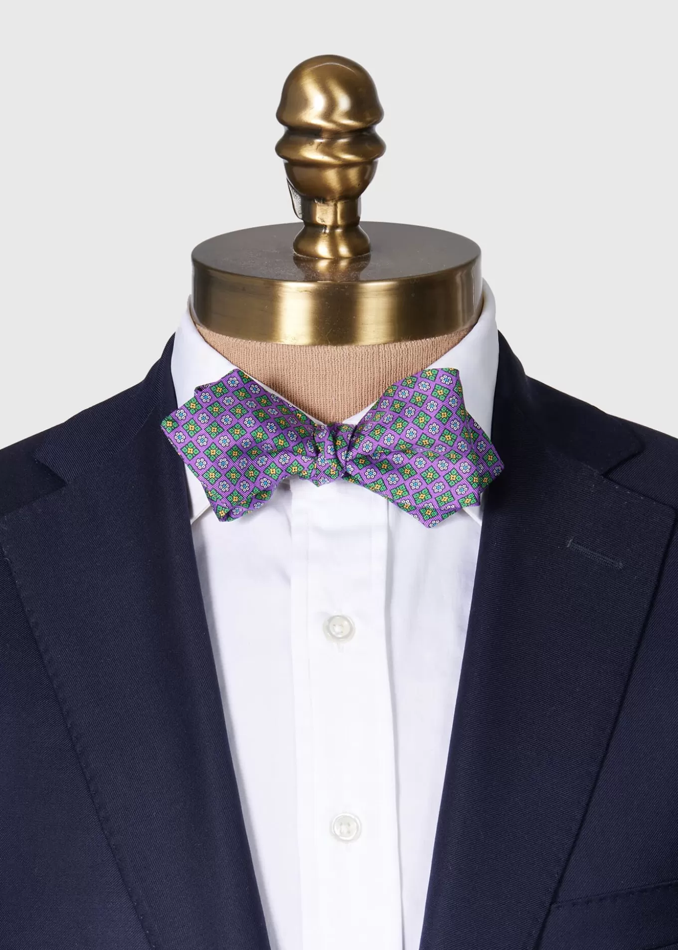 Cheap Silk Twill Micro Floral Bow Tie Ties | Formal Shop