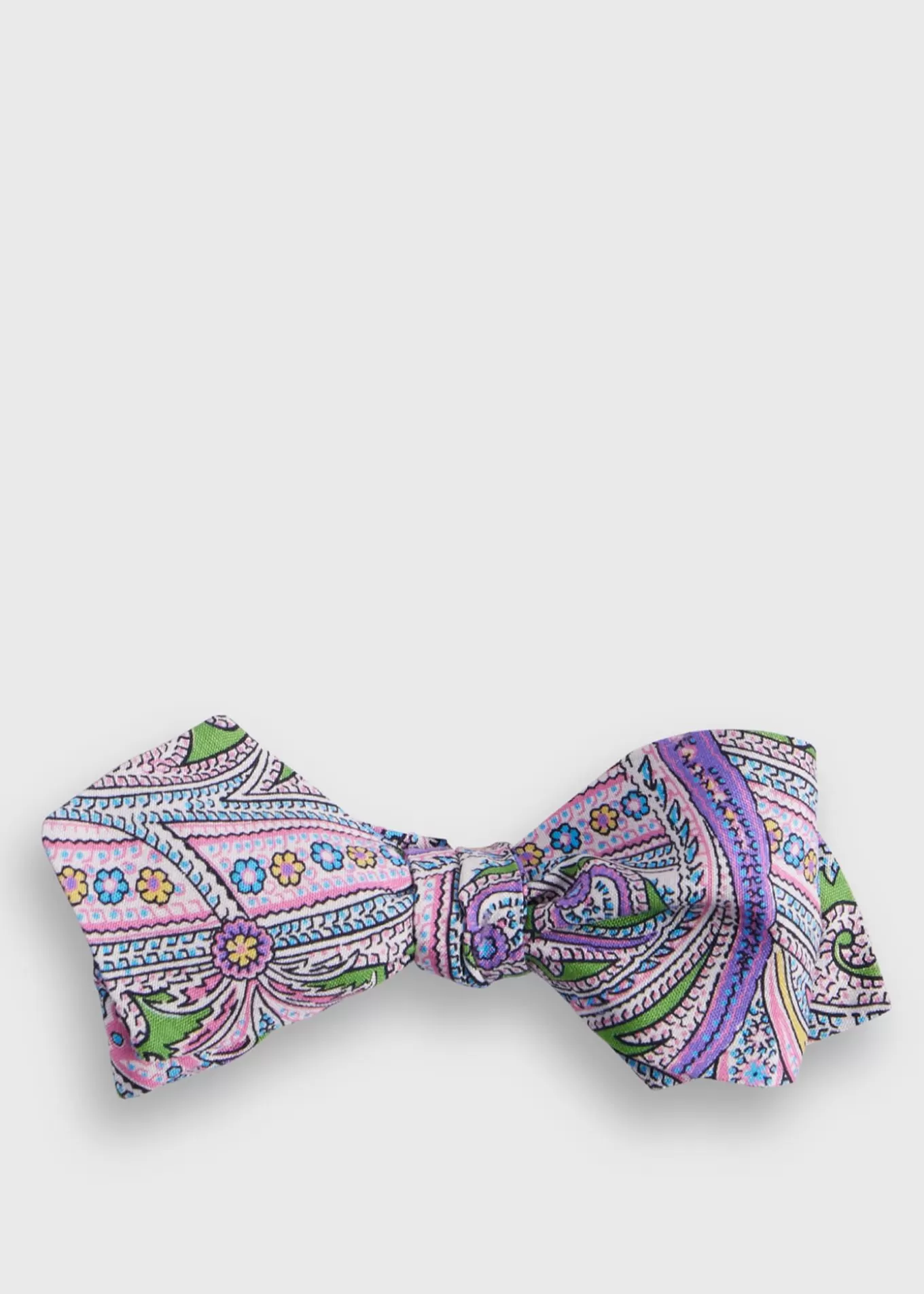 Store Silk Twill Paisley Bow Tie Ties | Formal Shop