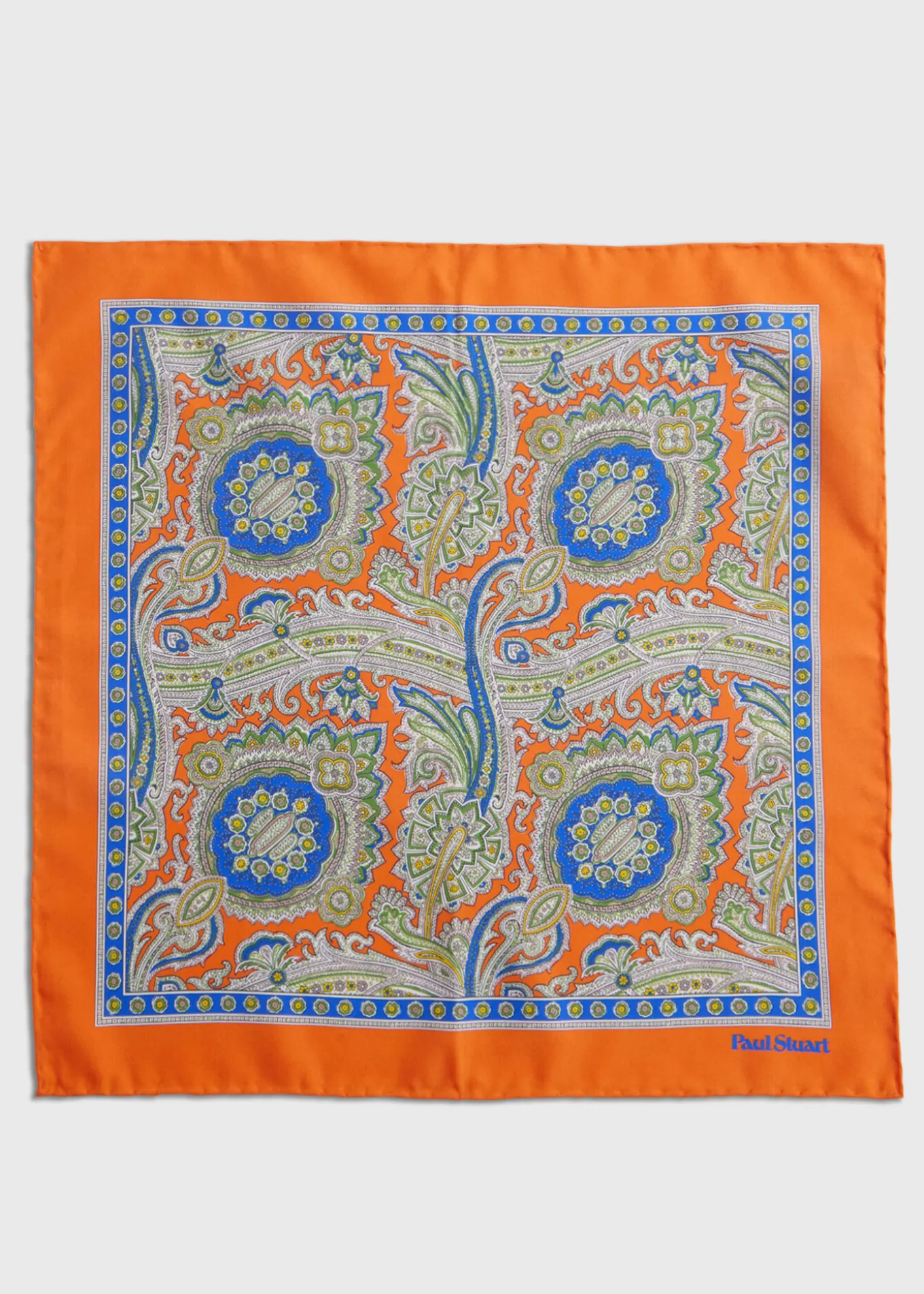 Sale Silk Twill Paisley Pocket Square Pocket Squares