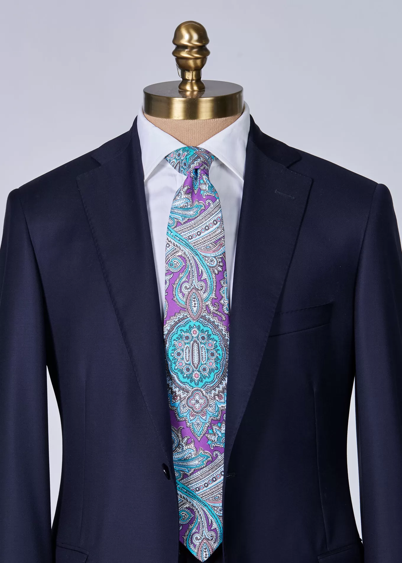 Cheap Silk Twill Paisley Print Tie Ties