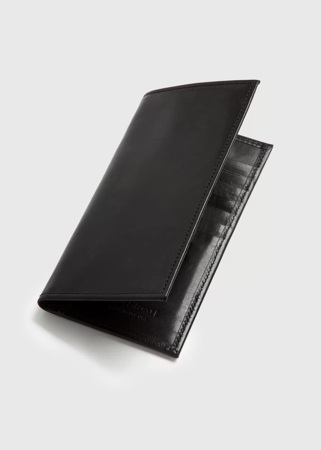 Shop Slim Secretary Vachetta Leather Wallet Lifestyle