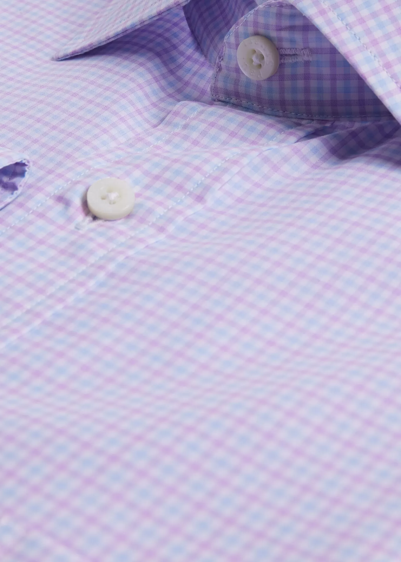 Outlet Small Check Cotton Dress Shirt Formal Shop | Dress Shirts