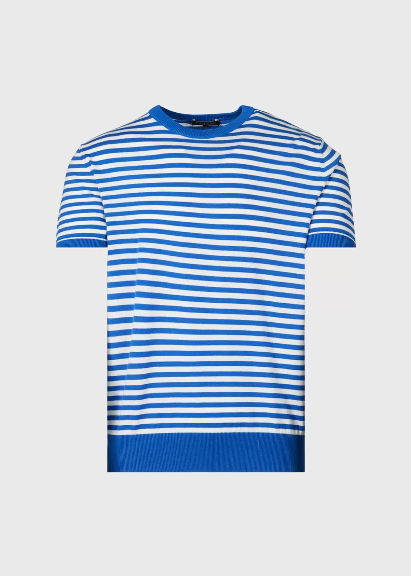 New Stripe Knit Short Sleeve Crewneck Polos & T-Shirts