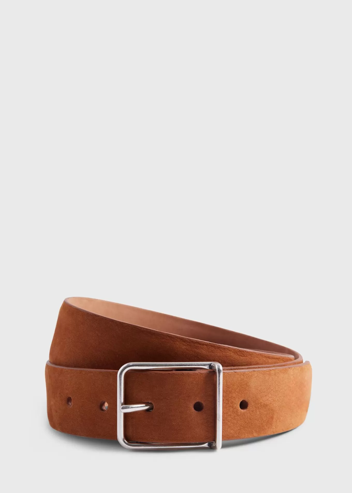 Cheap Suede Belt With Nickel Buckle Belts