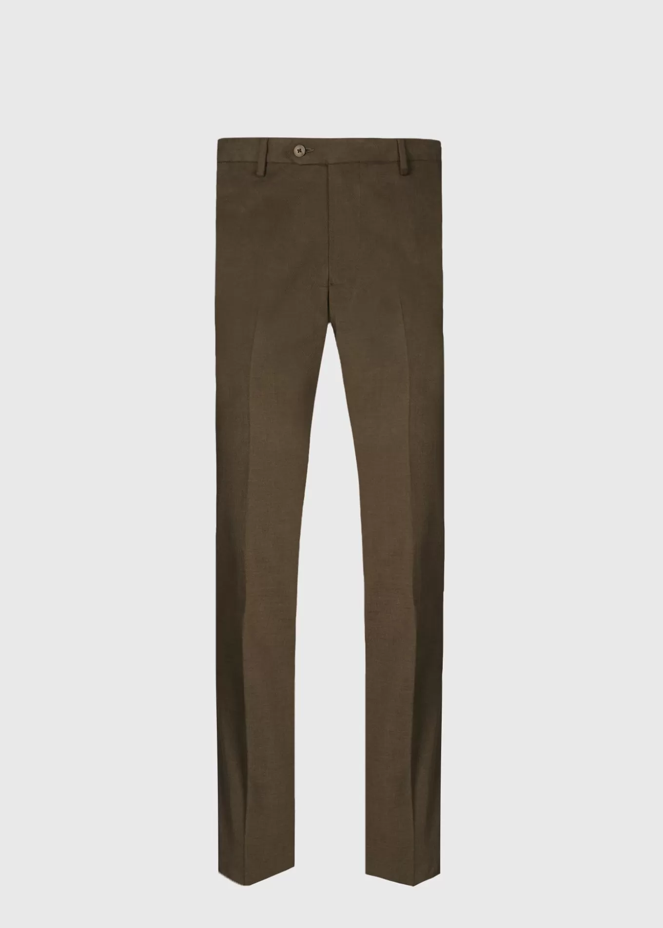 Flash Sale Suede Trimmed Brushed CottonTrouser Dress Pants | Pants