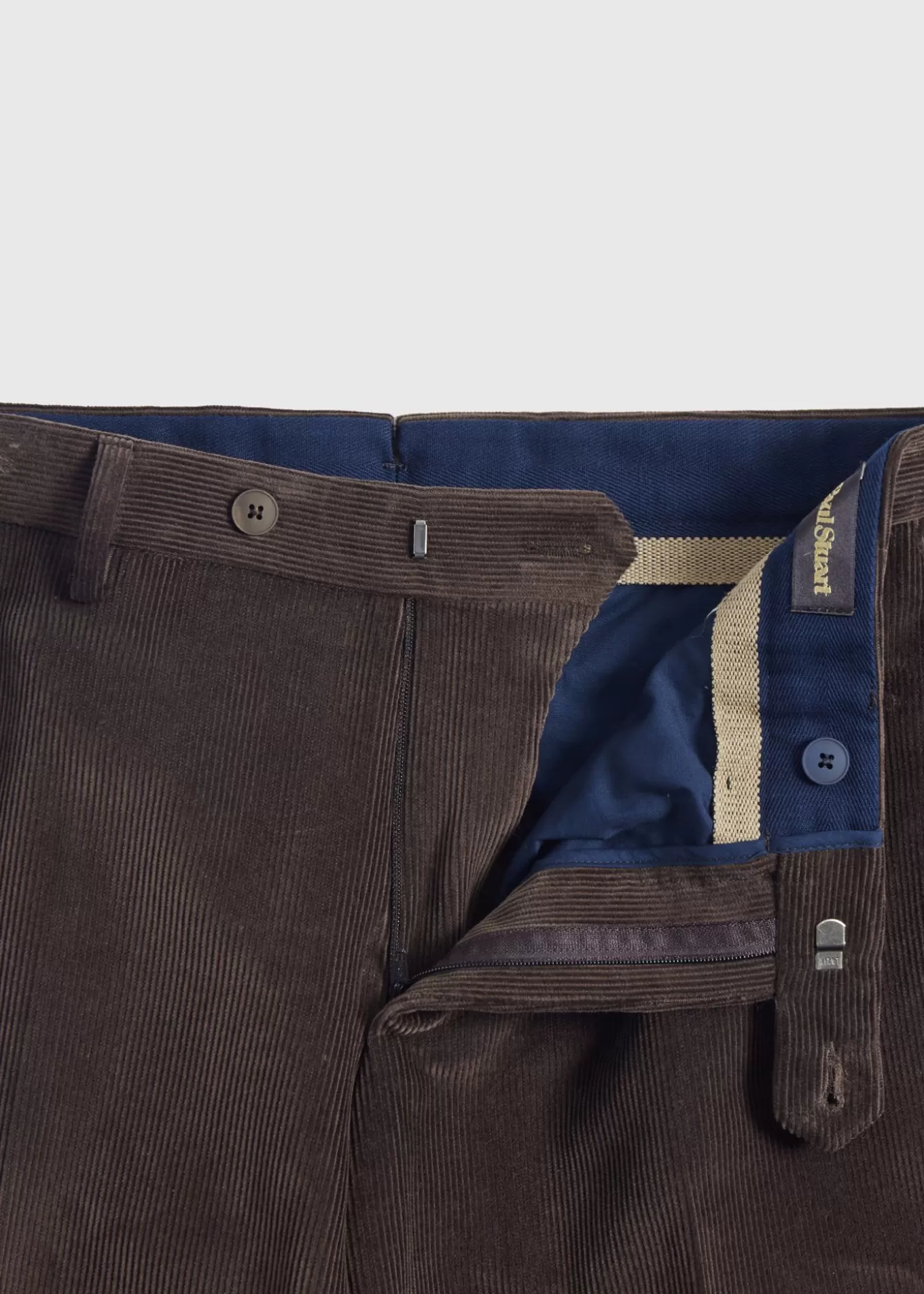 New Suede Trimmed Corduroy Trouser Dress Pants | Pants