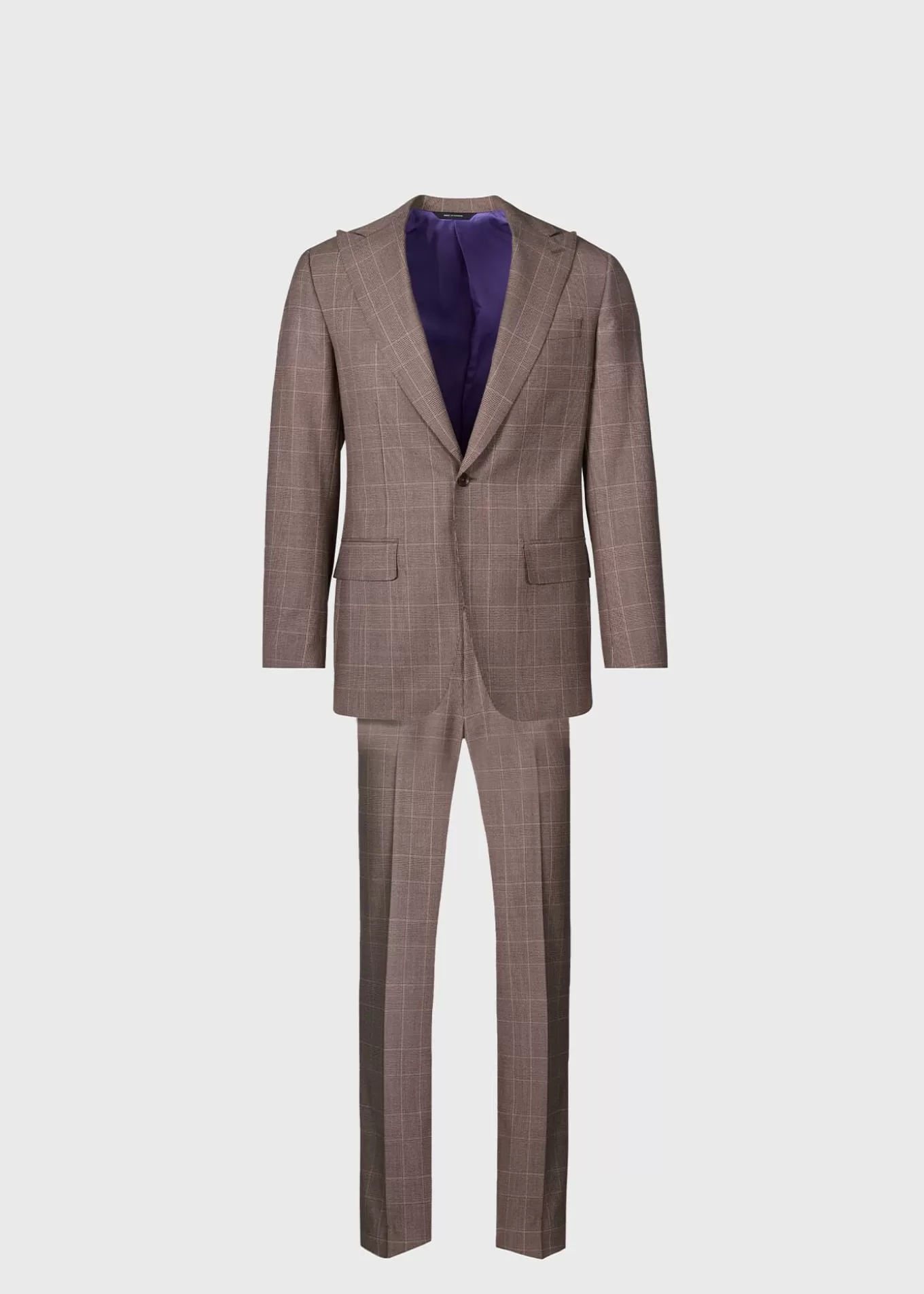 Outlet Super 120s Wool Plaid Colman Suit Suits & Tuxedos