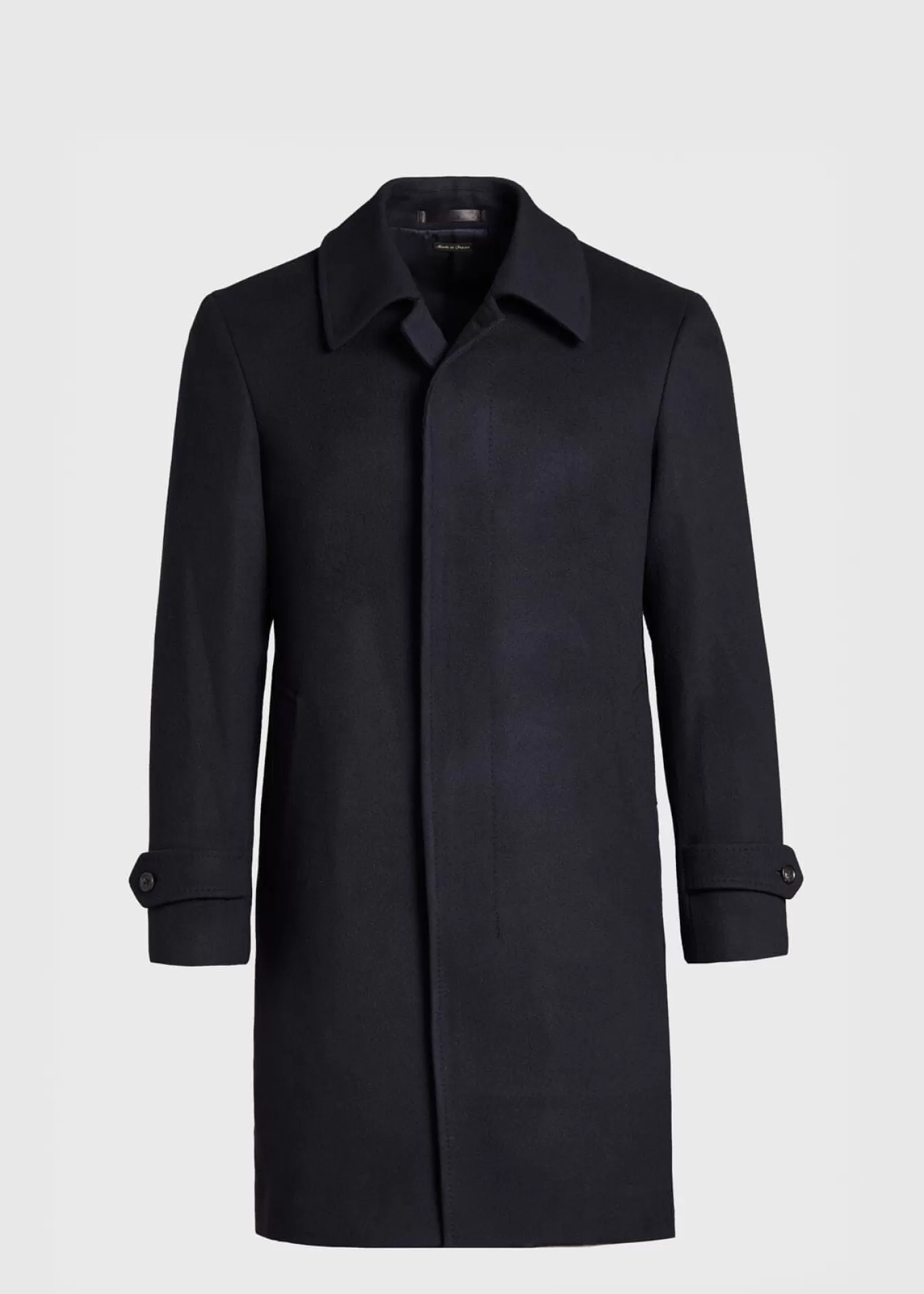 Fashion Super 180s Wool Raincoat Overcoats | Outerwear