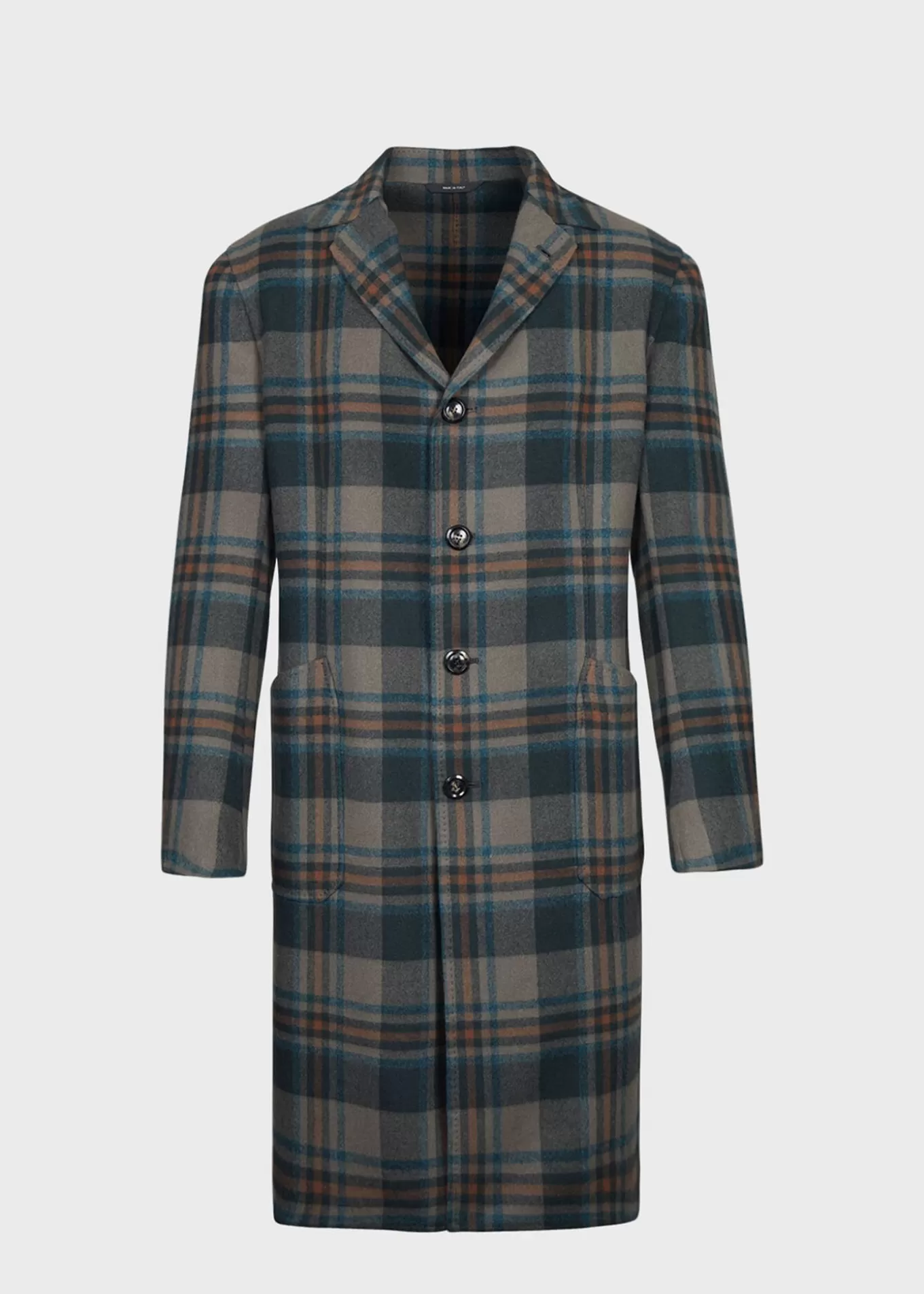 Flash Sale Multi Color Plaid Coat Overcoats