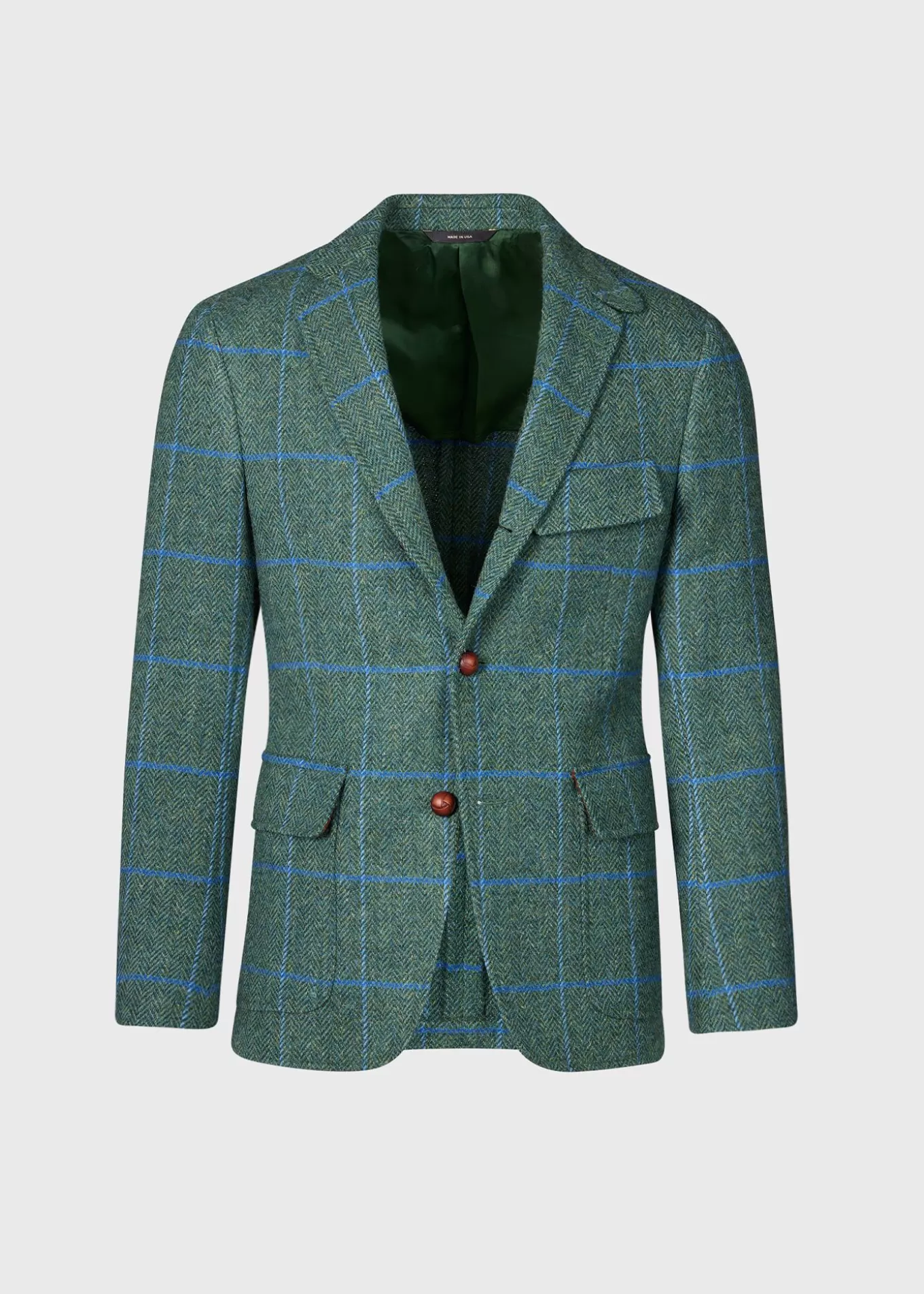 Outlet Tweed Jacket With Suede Blazers & Jackets