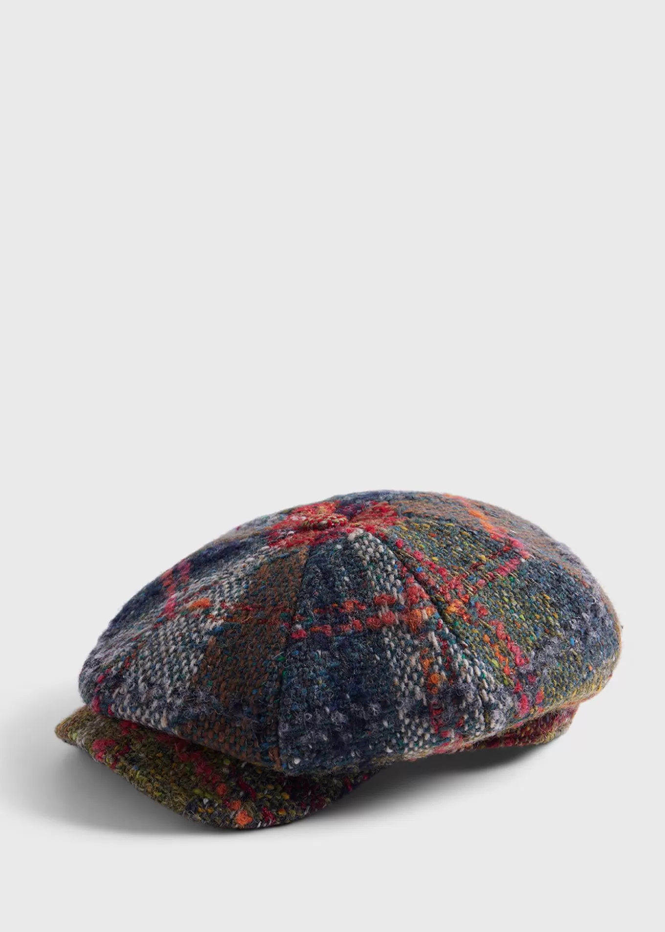 Cheap Tweed Multicolor Plaid Cap Scarves, Hats, Gloves