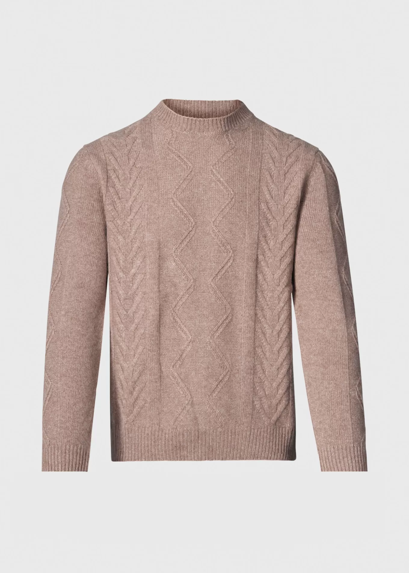 Flash Sale Wool & Cashmere Cable Crewneck Sweater Sweaters