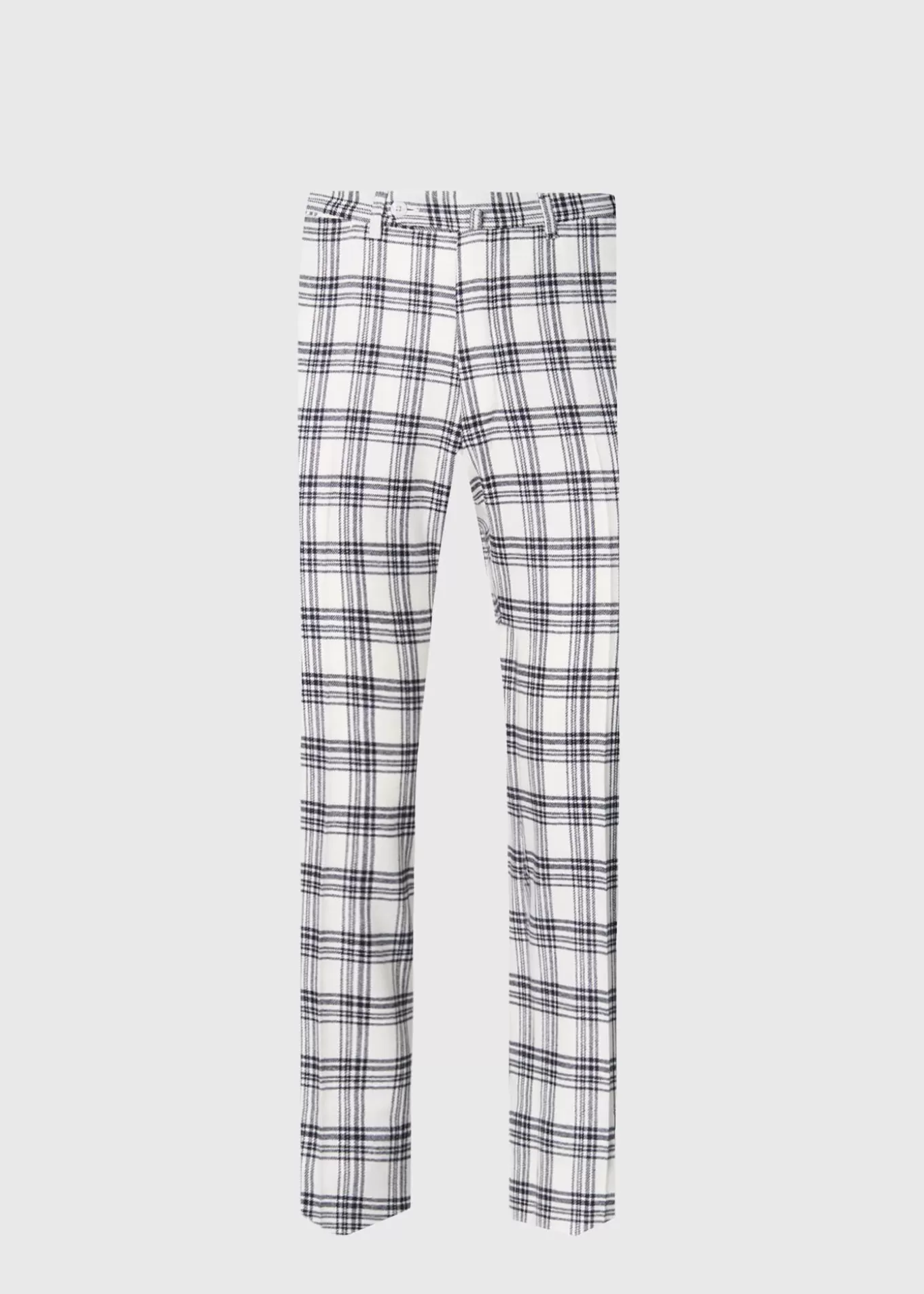 Flash Sale Wool & Cashmere Plaid Trouser Dress Pants | The Cashmere Shop