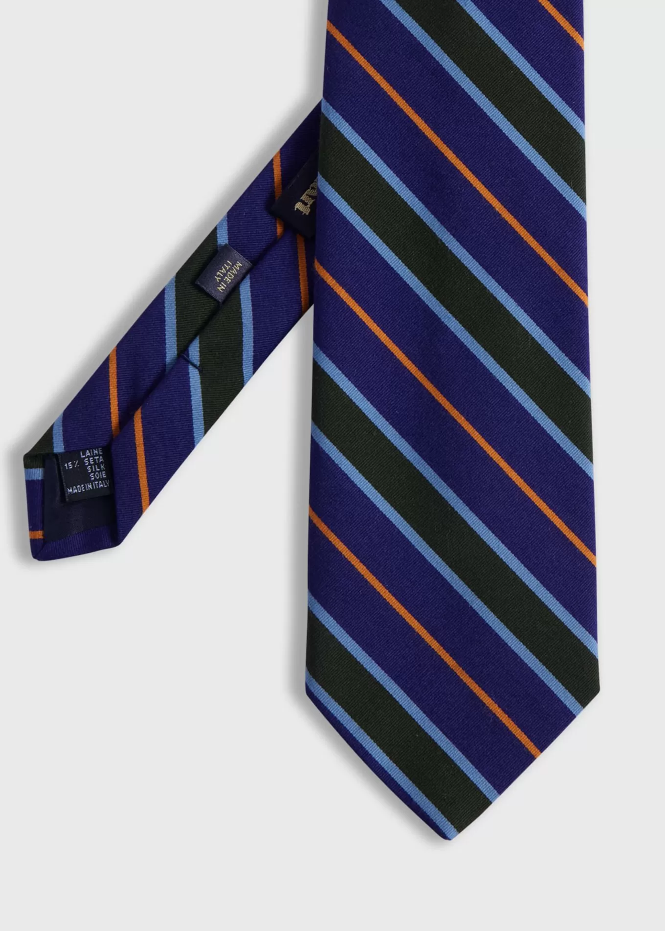 Discount Wool & Cotton Stripe Tie Ties