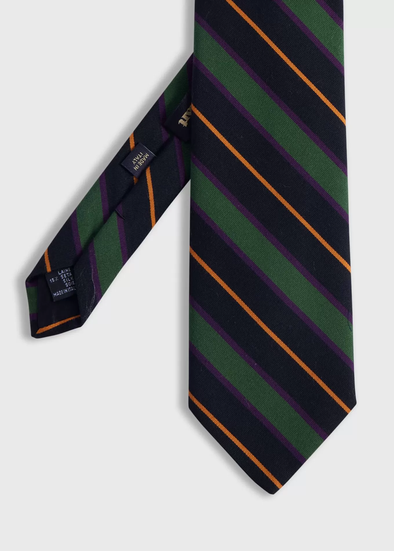 Online Wool & Cotton Stripe Tie Ties