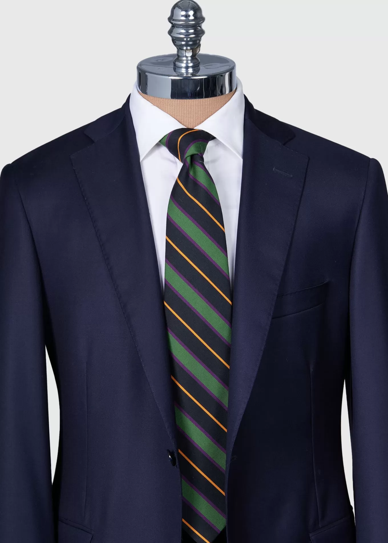 Online Wool & Cotton Stripe Tie Ties