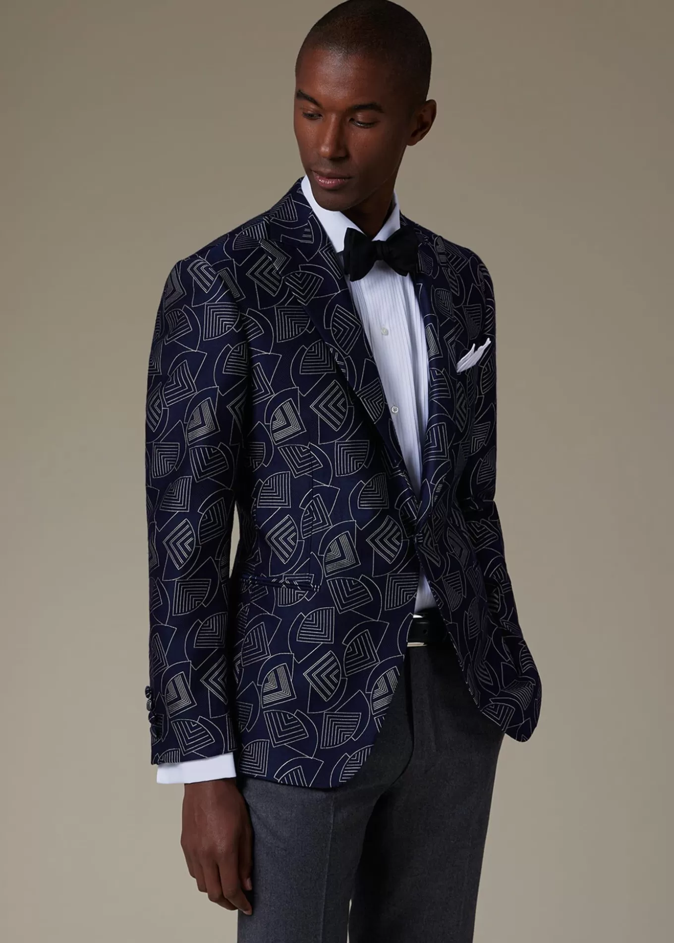 New Wool & Silk Deco Dinner Jacket Formal Shop | Suits & Tuxedos