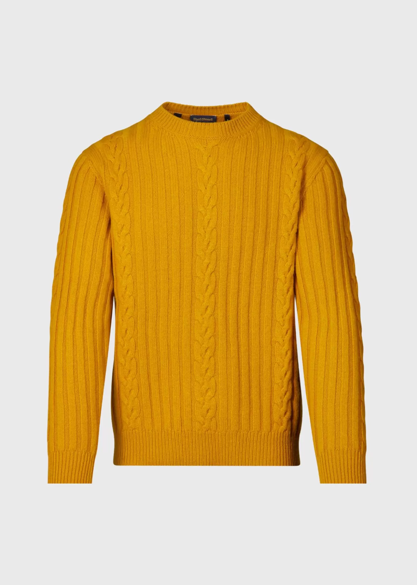 Discount Wool Cable And Rib Crewneck Sweater Sweaters