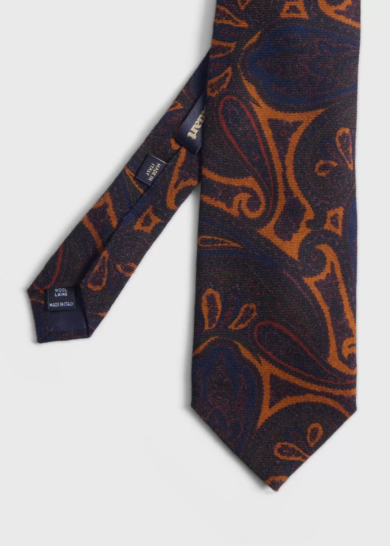 Store Wool Paisley Tie Ties