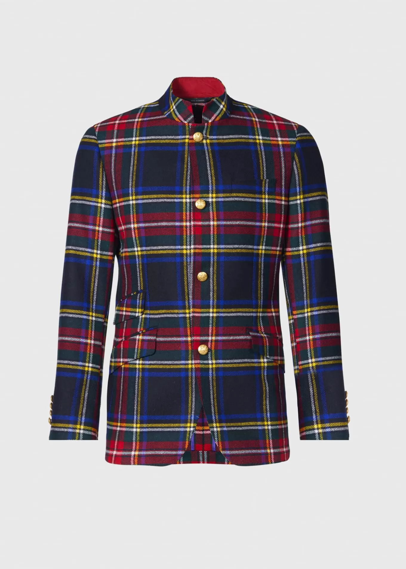 Discount Wool Plaid Dinner Jacket Formal Shop