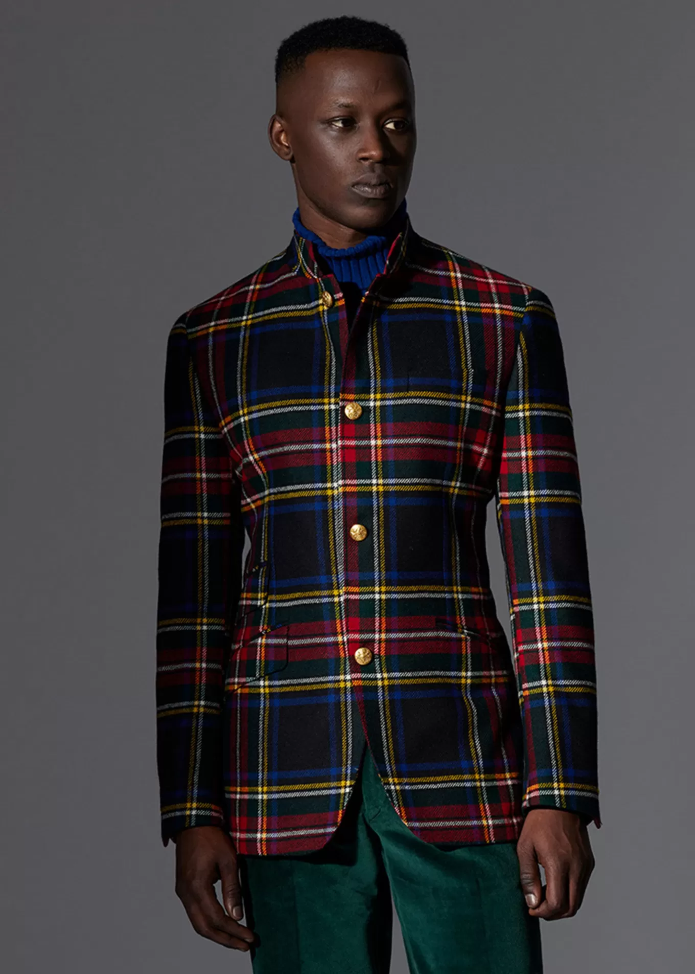 Discount Wool Plaid Dinner Jacket Formal Shop