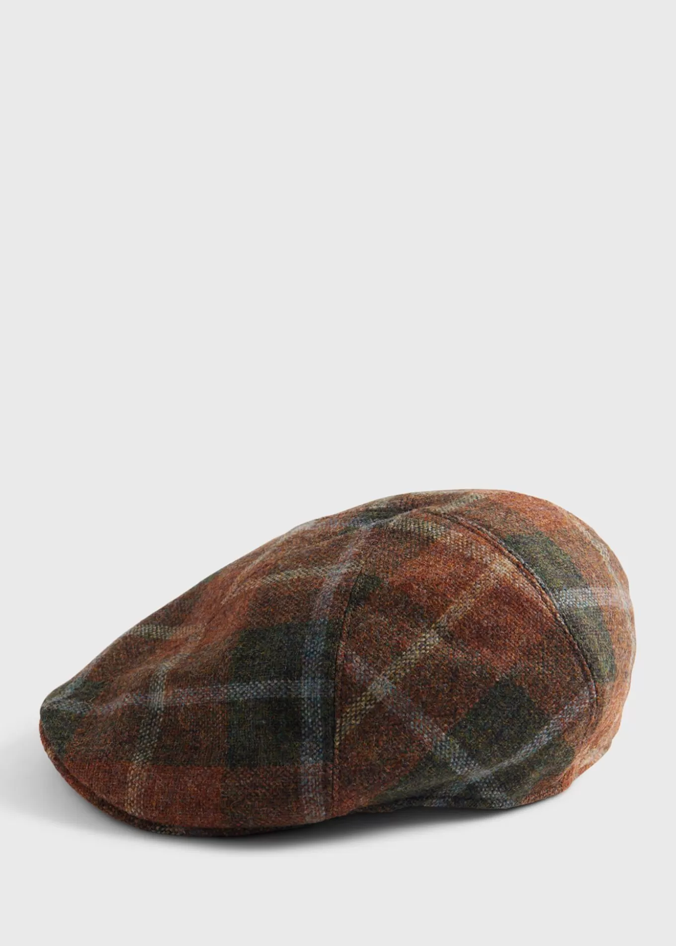 Outlet Wool Plaid Pub Cap Scarves, Hats, Gloves