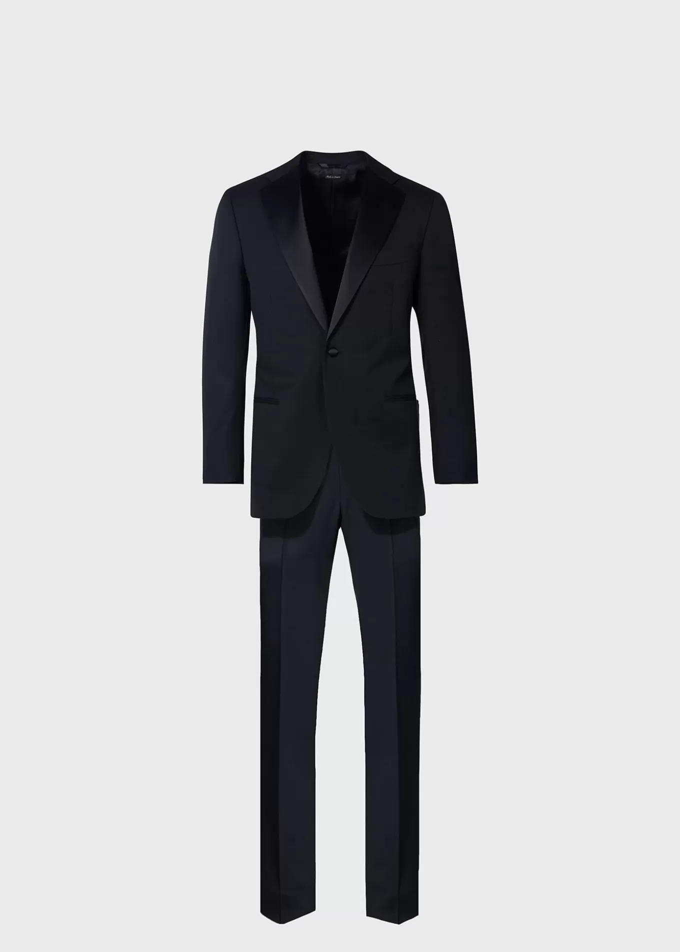 Fashion Wool Tuxedo With Satin Notch Lapel Suits & Tuxedos | Formal Shop