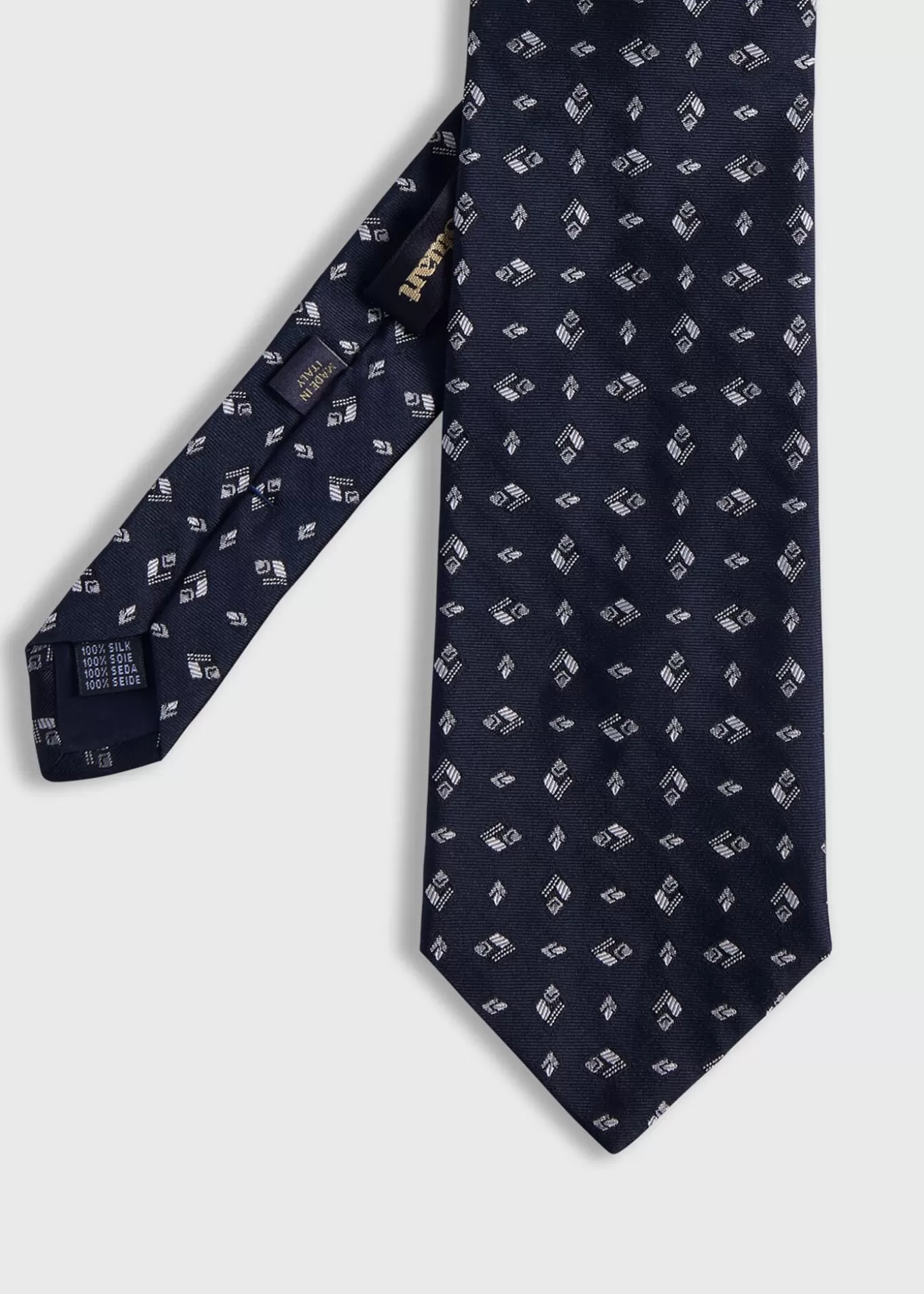 New Woven Silk Diamond Deco Tie Ties