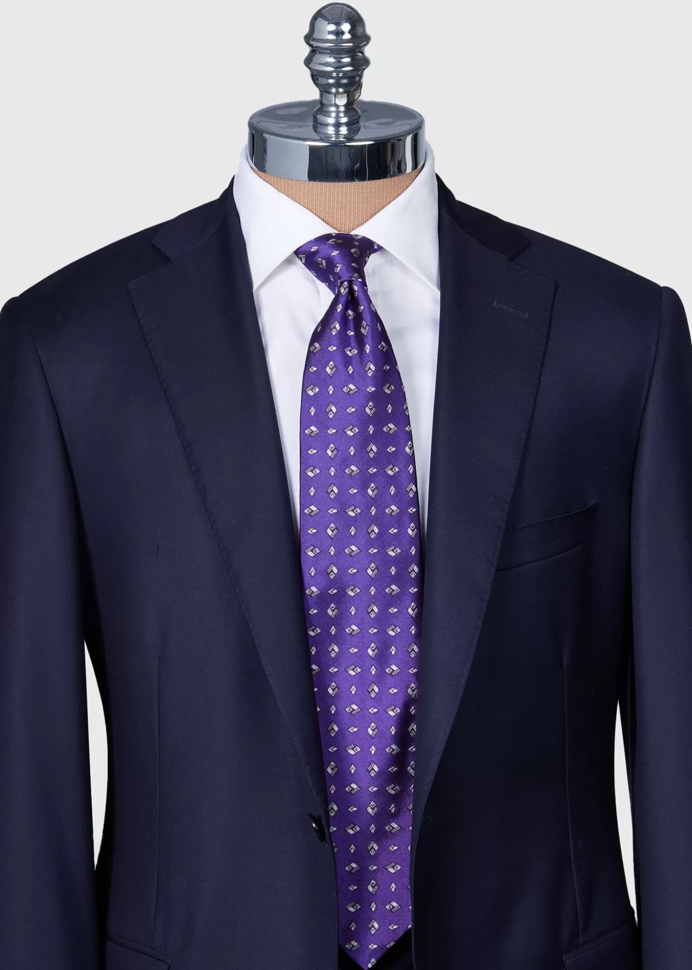 Outlet Woven Silk Diamond Deco Tie Ties