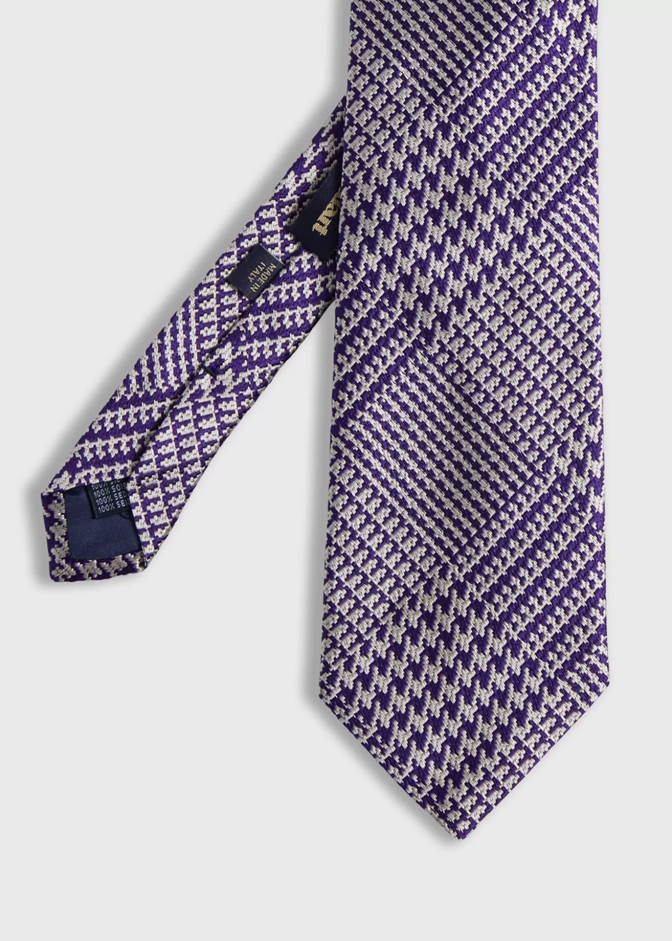 Cheap Woven Silk Glen Plaid Tie Ties