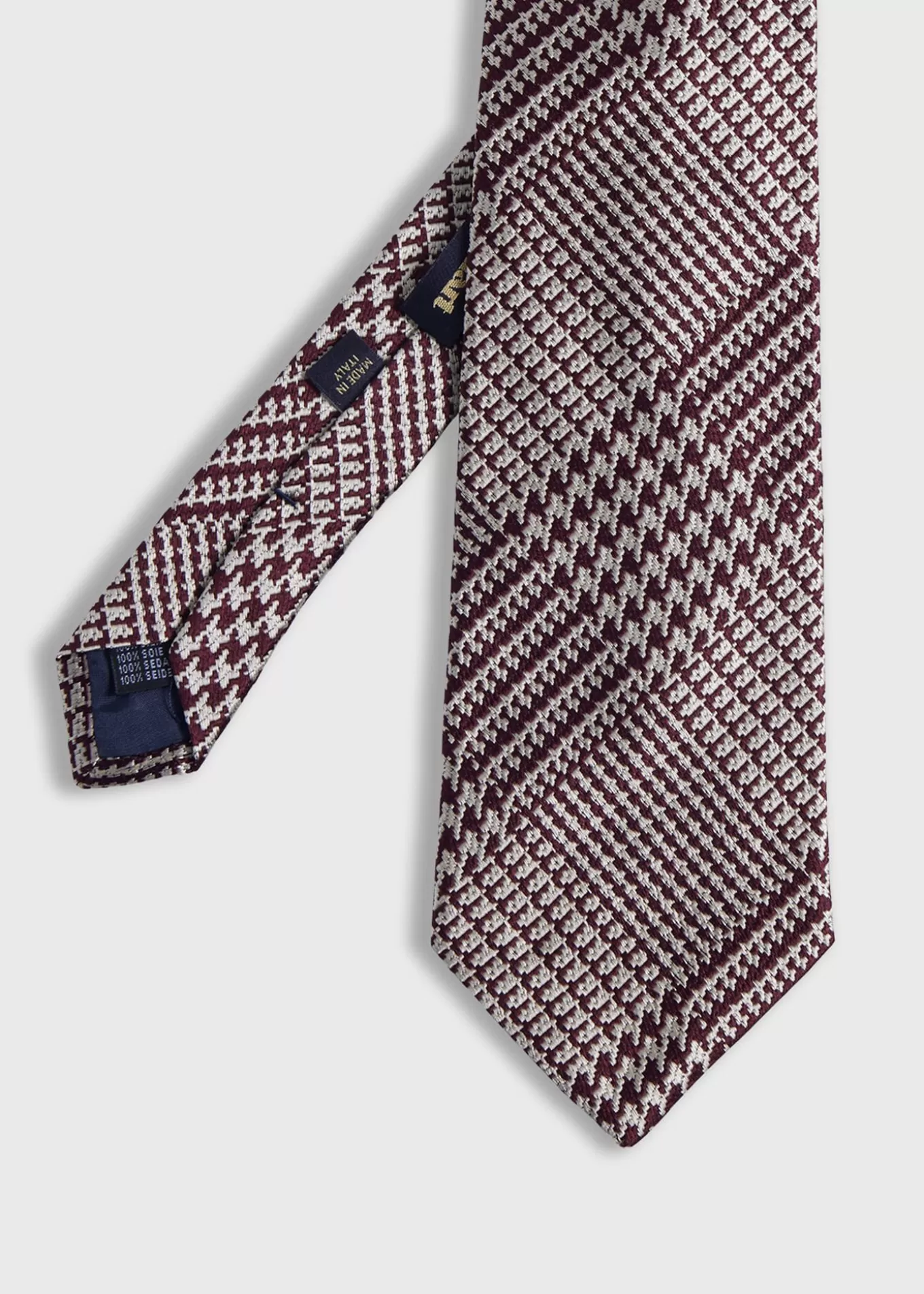 Cheap Woven Silk Glen Plaid Tie Ties