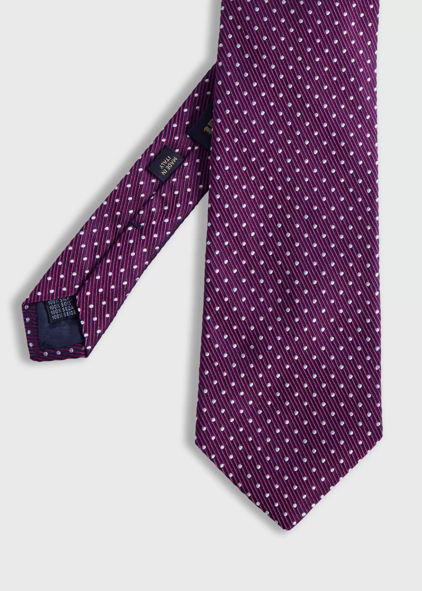 Hot Woven Silk Micro Dot Tie Ties