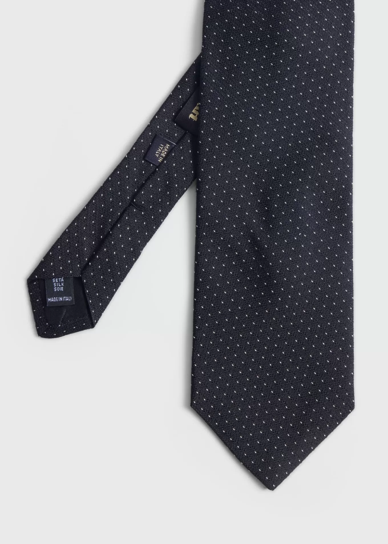 Shop Woven Silk Micro Pattern Tie Ties