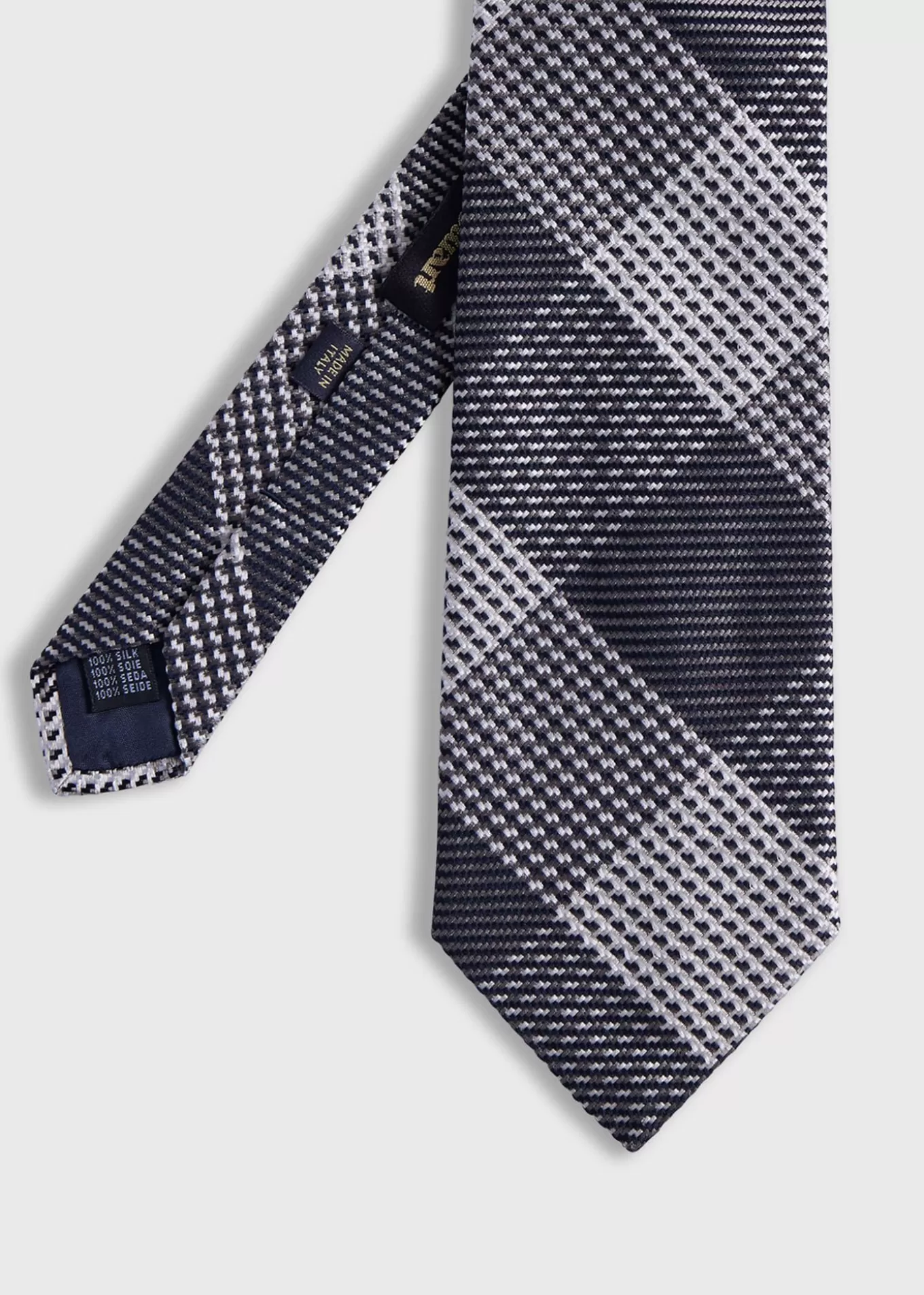 Online Woven Silk Patchwork Plaid Tie Ties