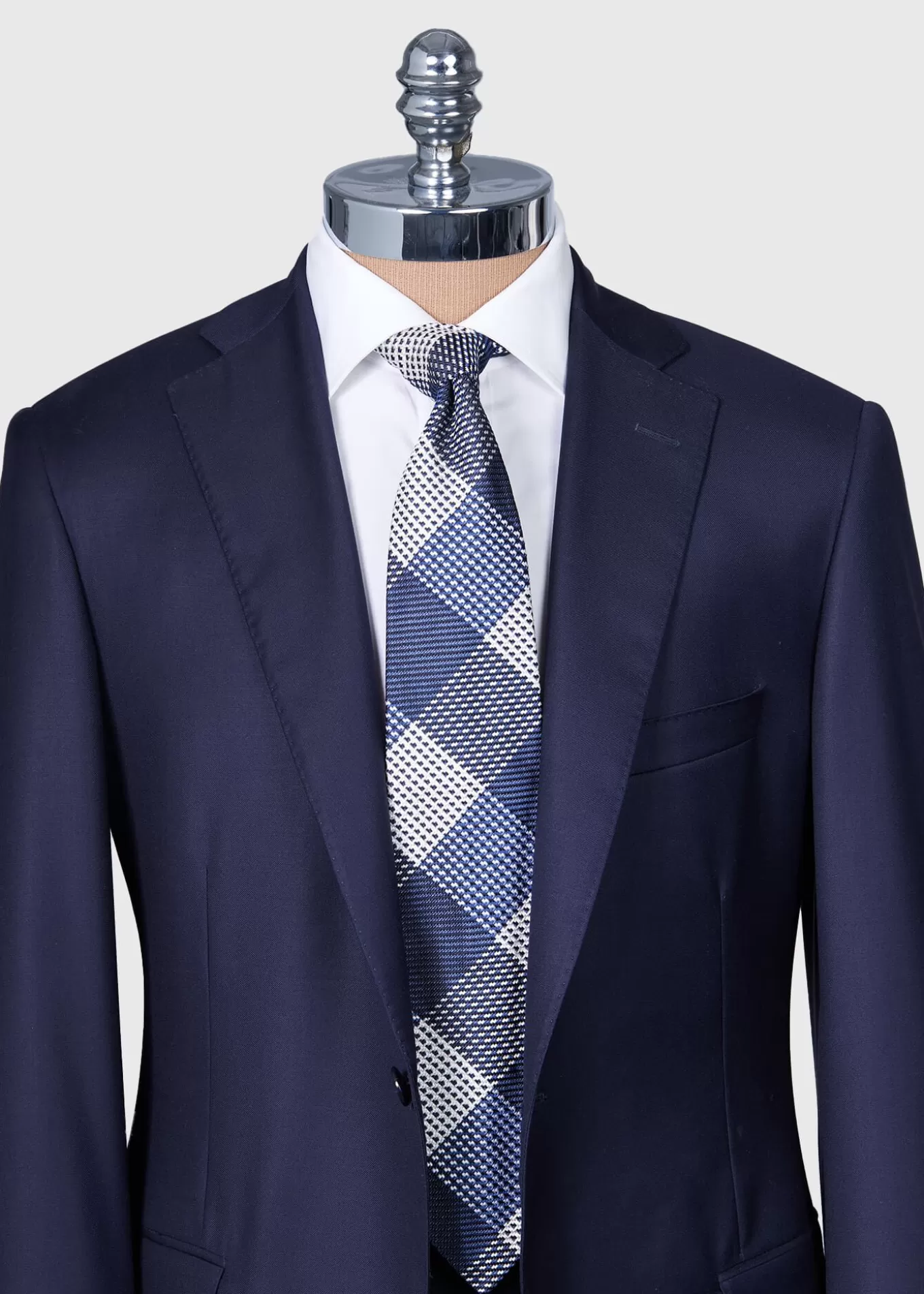 Cheap Woven Silk Patchwork Plaid Tie Ties