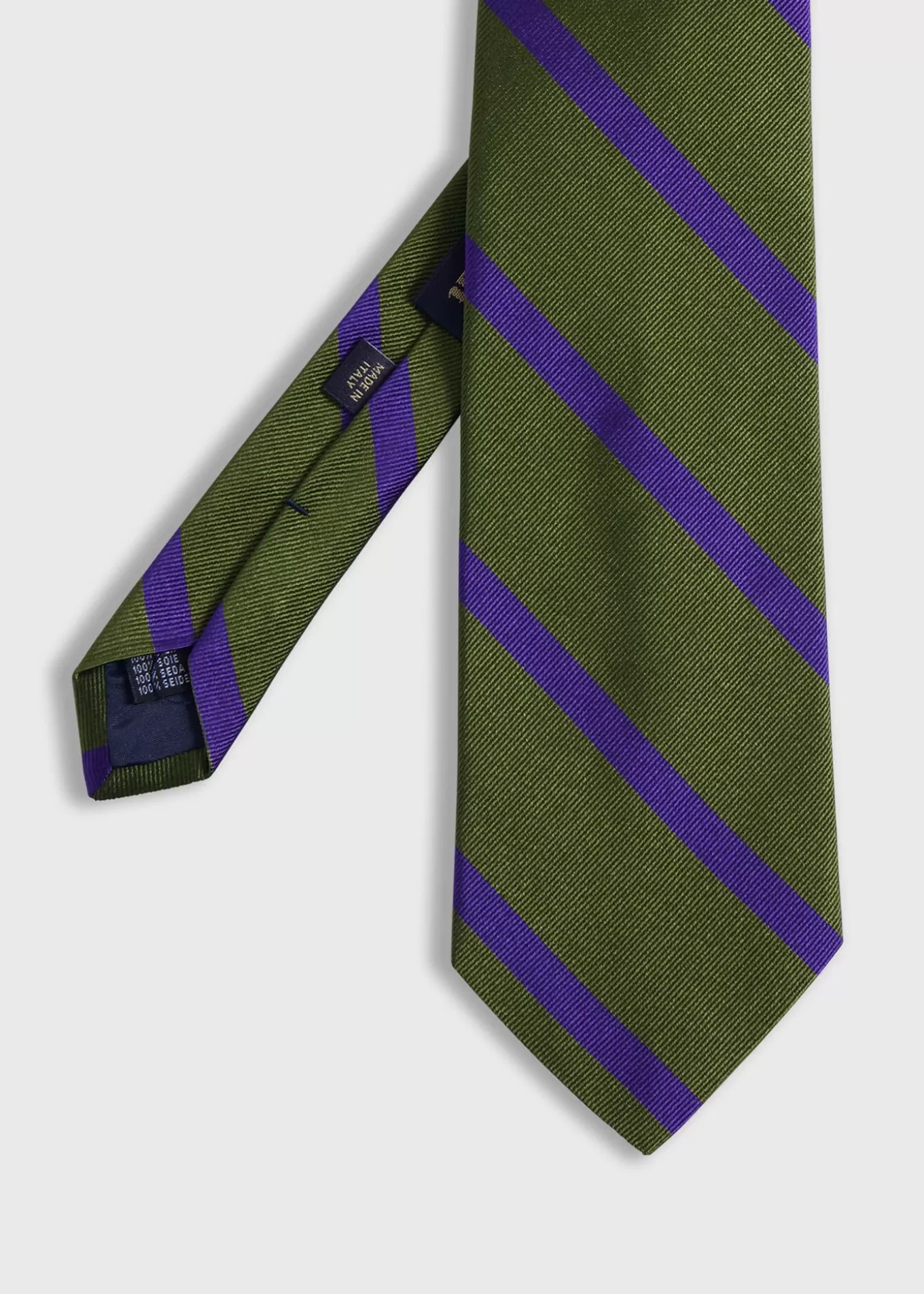 Hot Woven Silk Regimental Stripe Tie Ties