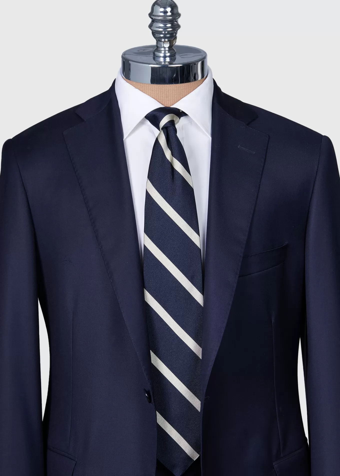 Online Woven Silk Regimental Stripe Tie Ties