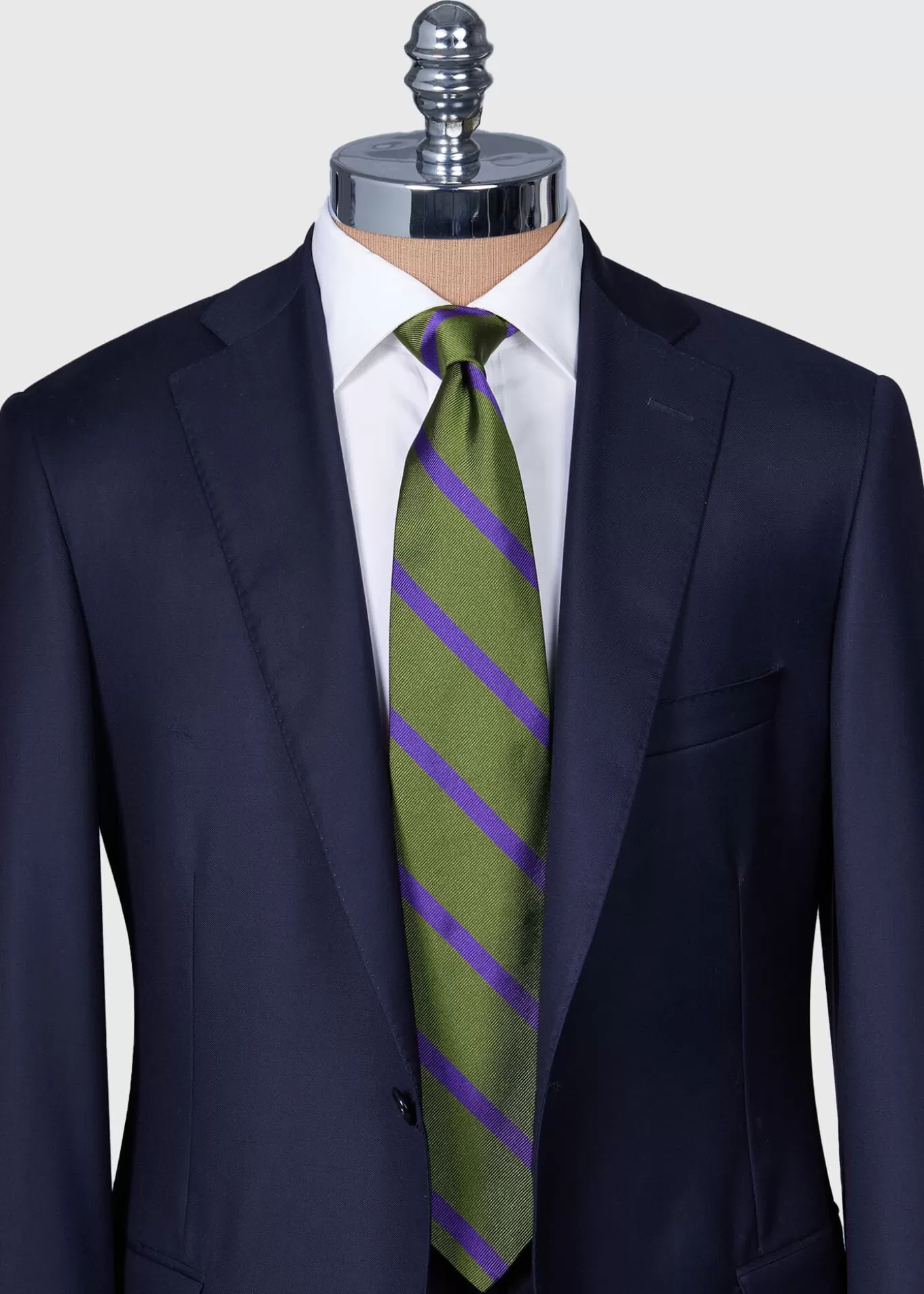 Hot Woven Silk Regimental Stripe Tie Ties