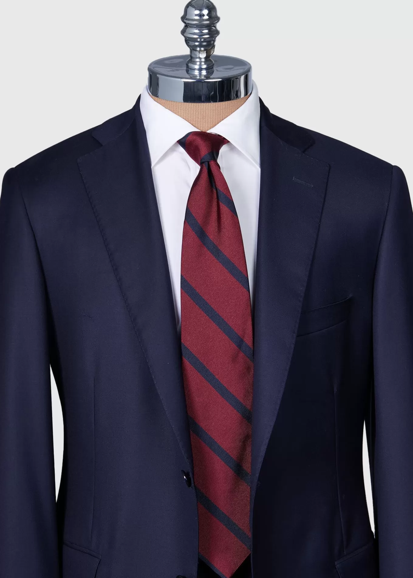 New Woven Silk Regimental Stripe Tie Ties