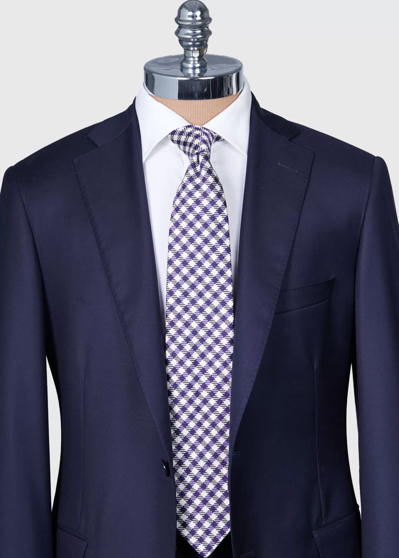 Shop Woven Silk Small Check Tie Ties