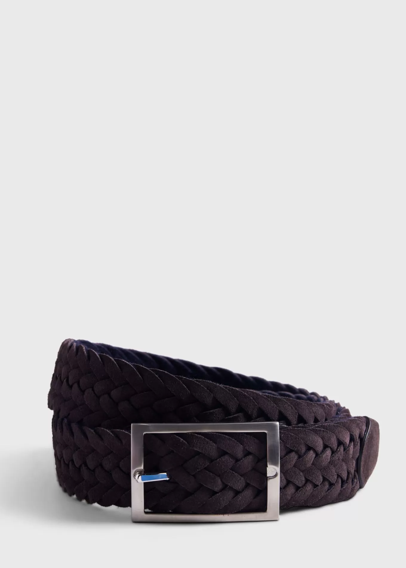 Cheap Woven Suede And Wool Reversible Belt Belts