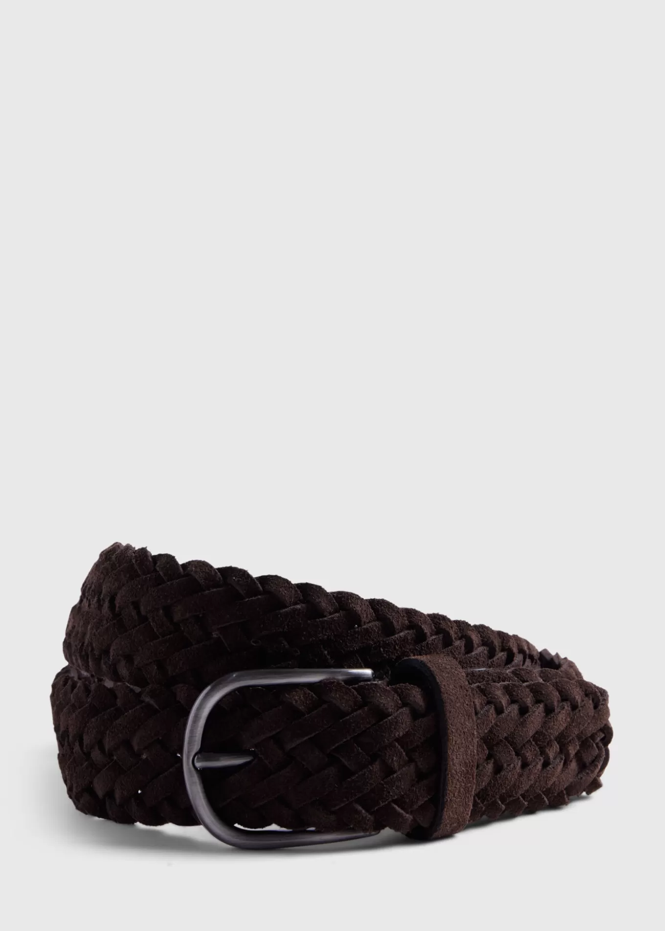 Online Woven Suede Belt Belts