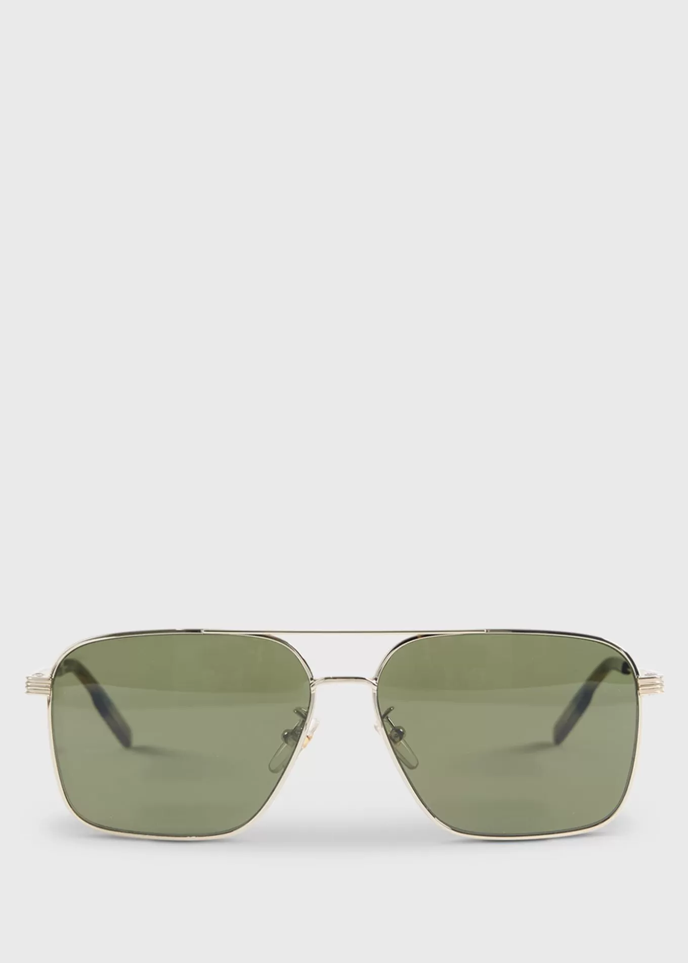 Discount Zegna Metal Navigator Sunglasses & Eyewear