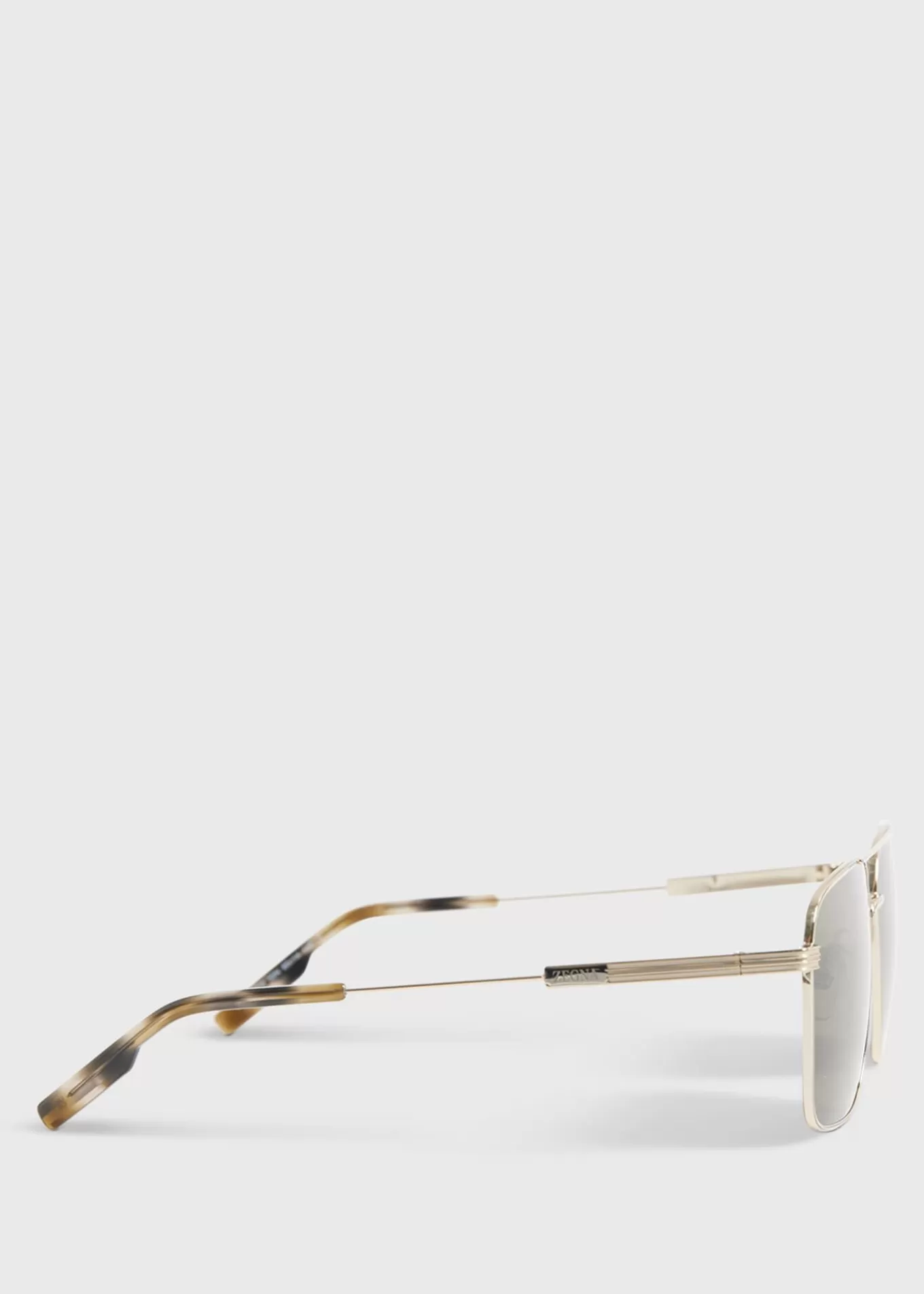 Discount Zegna Metal Navigator Sunglasses & Eyewear